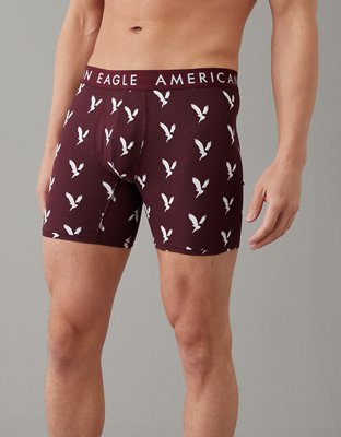 Brief bóxer clásico con estampado de águilas de 6" AEO