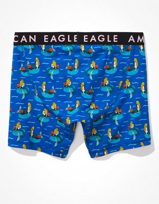 Трусы-боксеры AEO Mermaids Classic для мужчин — American Eagle — фото 4