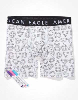 Трусы-боксеры AEO DIY Classic для мужчин — American Eagle — фото 3