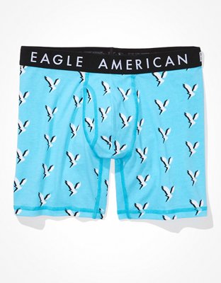Buy American Eagle Men Burgundy Shadow Eagle 6 Inches Flex Boxer Briefs  online