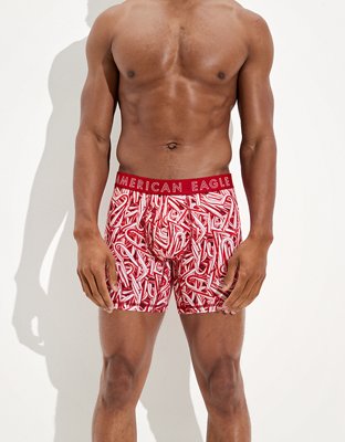 Main and Local, Underwear & Socks, Candy Cane Boxer Brief