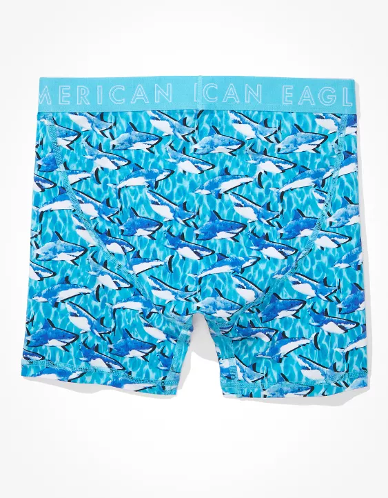 AEO Sharks 6" Classic Boxer Brief