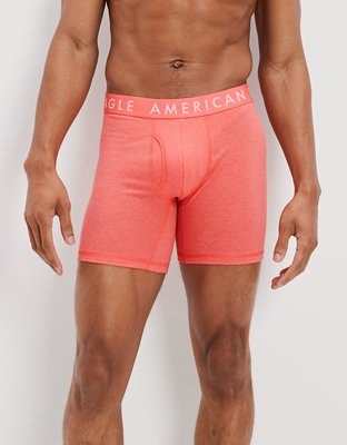 Small - 3-Pack AEO American Eagle 6 Flex Boxer Brief Trunks - Red
