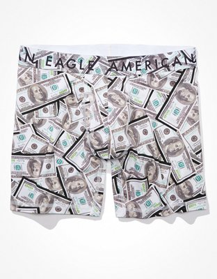AEO Brief bóxer clásico de 6" de billetes de 100 dólares