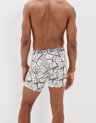 AEO Brief bóxer clásico de 6" de billetes de 100 dólares