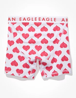AEO Textured Hearts 6" Classic Boxer Brief