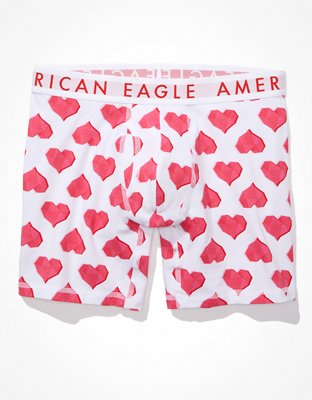 AEO Textured Hearts 6" Classic Boxer Brief