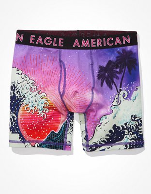 Трусы-боксеры AEO Waves Classic для мужчин — American Eagle — фото 3