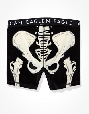 Трусы-боксеры AEO Skeleton Classic для мужчин — American Eagle — фото 4