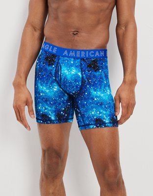 AEO Blue Galaxy 6" Classic Boxer Brief