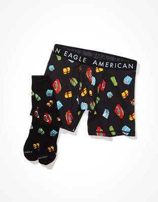 AE Sock + 6" Classic Boxer Brief Gift Set