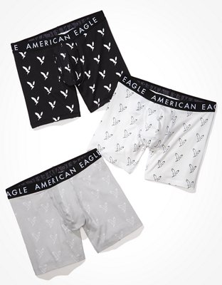 AEO Paquete de 3 Brief bóxer clásicos de 6"