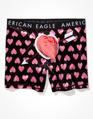 American Eagle Heart Pouch Velour Stretch Boxer Briefs 