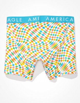 AEO Checker Swirl 6" Classic Boxer Brief