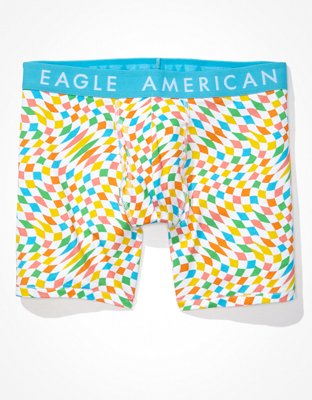 AEO Checker Swirl 6" Classic Boxer Brief