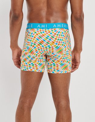 AEO Checker Swirl 6" Classic Boxer Brief