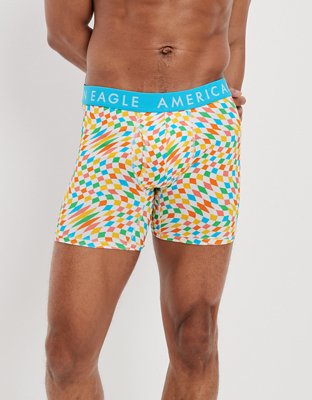AEO Checker Swirl 6" Classic Boxer Brief