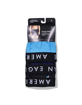 Paquete variado de briefs bóxer clásicos de 6" AEO