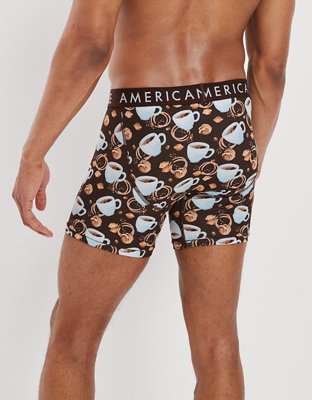 AEO Coffee Scratch + Sniff 6" Classic Boxer Brief