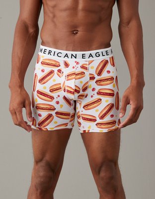 American Eagle Outfitters, Underwear & Socks, Aeo Hot Dog Costume 6  Classic Boxer Brief