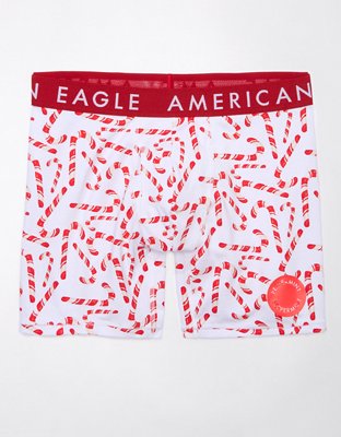 Трусы-боксеры AEO Peppermint Classic для мужчин — American Eagle — фото 3