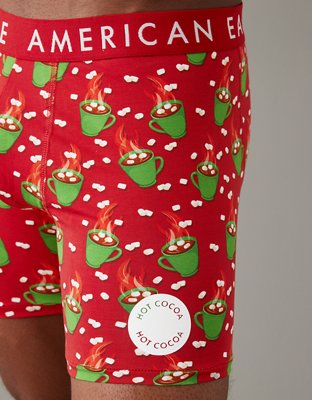 AEO Hot Cocoa Scratch + Sniff 6" Classic Boxer Brief