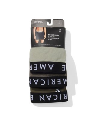 AEO 6" Classic Boxer Brief 3-Pack