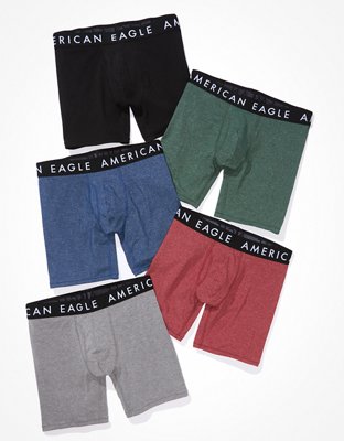 hengpai American Eagle Prints Men's Boxer Briefs Soft Underwear