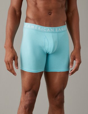 American Eagle 5-Pack AE Men's 6 Boxer Briefs AEO Size MEDIUM Boxer Brief  Cotton Blend Underwear