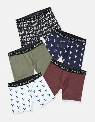 AEO Paquete de 5 Brief boxer clásicos de 6"