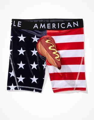 Random Stock Apparel Mens Boxer Briefs Bald Eagle Patriotic Underwear 