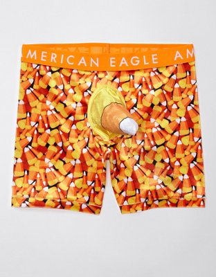 American Eagle 1-Pack Men's AE No Fly 6 Flex Boxer Briefs XL Extra Large  X-Large AEO Underwear Boxer Brief (Costume Pop-Up Pouch - TNT Fireworks) at   Men's Clothing store