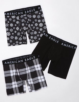 American Eagle MENS FLEX 3 TRUNK Underwear JACK O LANTERN PUMPKIN Sz Small