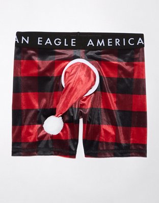 NWT Mens sizes L or XL American Eagle Outfitters 6 classic boxer brief  snowman
