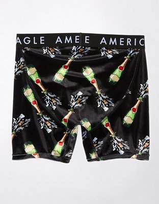 AEO 6" New Year's Eve Bottle Velvet Costume Boxer Brief