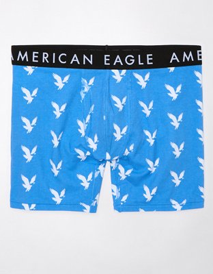 American Eagle, SPACE DYE 6" CLASSIC BOXER BRIEF BLUE