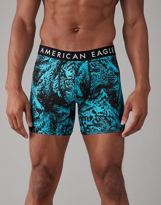 Buy American Eagle Men Blue Flamingos 6 Inches Flex Boxer Brief online