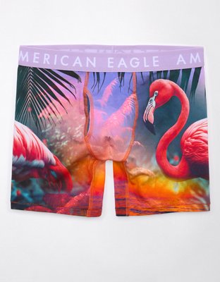 Трусы-боксеры AEO Flamingo Classic для мужчин — American Eagle — фото 3