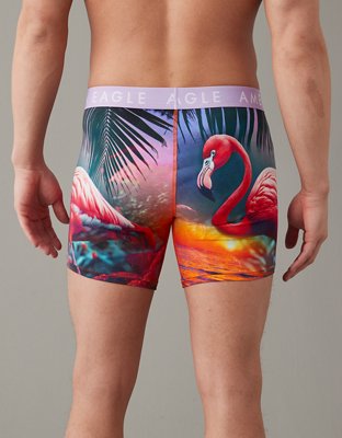 Flamingo Knit Boxer Briefs