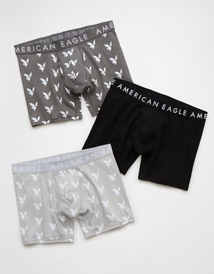 American Eagle Underwear 3 Pack Classic 6” hot Flex Boxer Briefs Men’s Size Medium