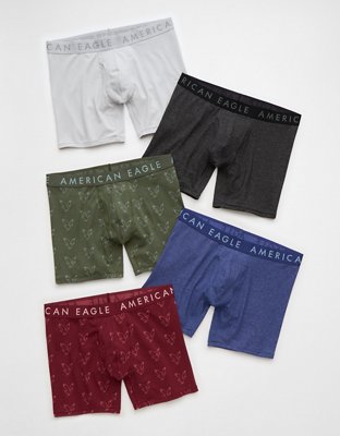 AEO Men's 6" Classic Boxer Brief 5-Pack