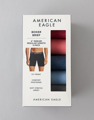 AEO Men's 6" Classic Boxer Brief -Pack