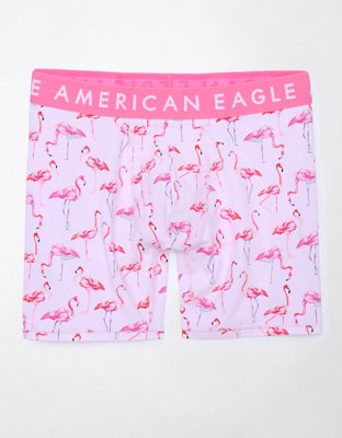Трусы-боксеры AEO Flamingos Classic для мужчин — American Eagle — фото 3