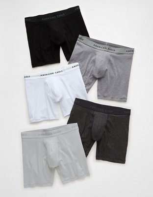 American Eagle discount Underwear 5 Pack Classic 6” Flex Boxer Briefs Men’s Size Medium