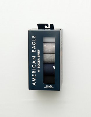 AEO Men's 6" Classic Boxer Brief 5-Pack