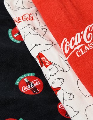 Emballage de trois caleçons boxeurs ajustés classiques Coca-Cola pour hommes AEO