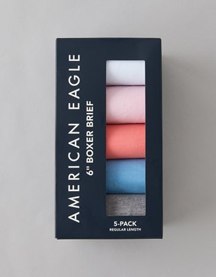 AEO Men's 6" Classic Boxer Brief 5-Pack