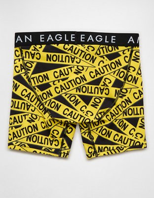 AEO Men's Caution Halloween 6" Classic Boxer Brief