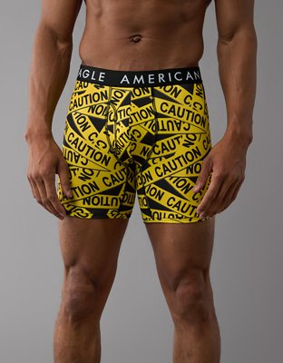 AEO Men's Caution Halloween 6" Classic Boxer Brief