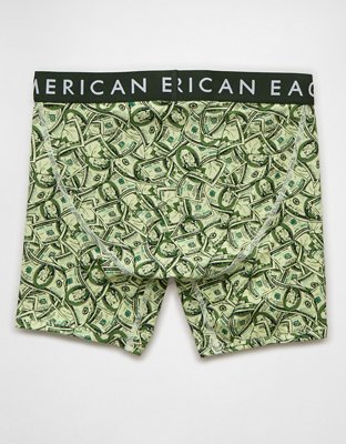 AEO Men's Dollar Bills 6" Classic Boxer Brief